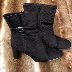 Coach Black Boots